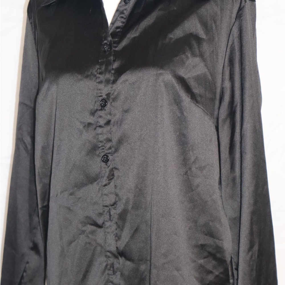 Fashion Nova Black Button Down Shirt